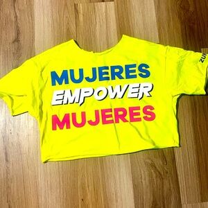 Zumba crop top